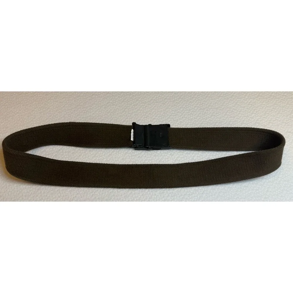 Eddie Bauer Canvas Web Belt Brown Adjustable Metal Buckle‎ Outdoor 40